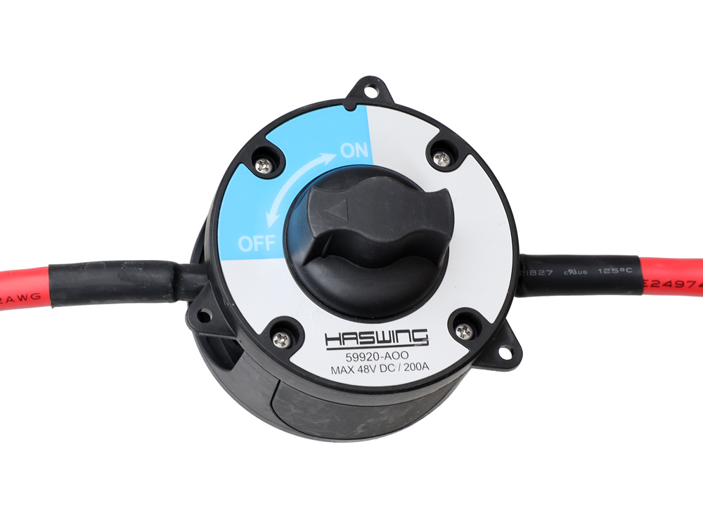 Haswing Armada F 10.0 / Gashendel op afstand / 6000W / 48V Borstelloos - Stuurwiel Bediening