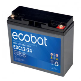 Ecobat Deep Cycle AGM Batterij 24Ah